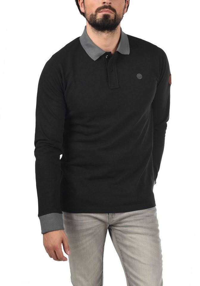 Blend Langarm-Poloshirt BHRalle Longsleeve mit verlängerter Rückenpartie von Blend