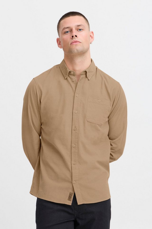 Blend Langarmhemd BHShirt Lässiges Cordhemd mit Brusttasche von Blend