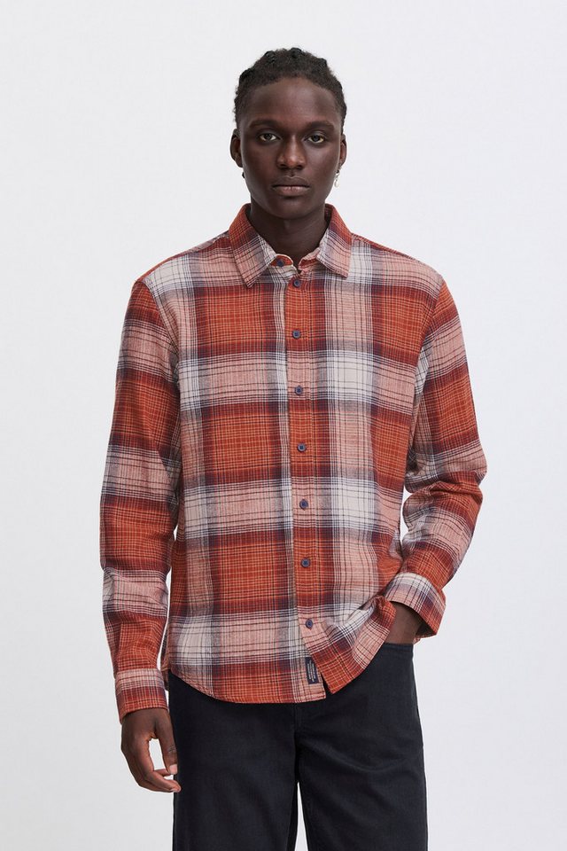 Blend Langarmhemd BHShirt Lässiges kariertes Langarmhemd von Blend