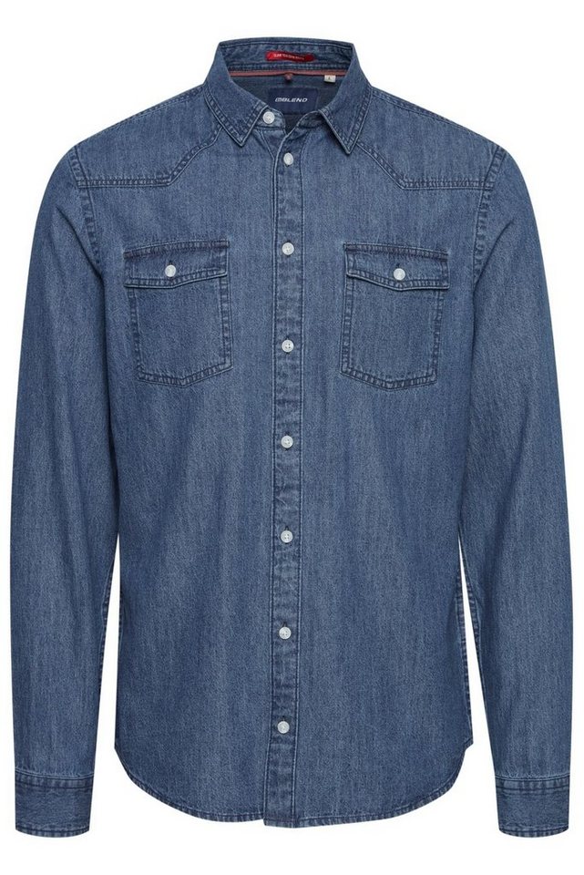Blend Langarmhemd BLEND BHNANTES - Denim Shirt - H-4237 von Blend
