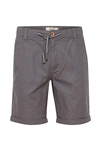 Blend Lenno Herren Leinenshorts Kurze Leinenhose Bermuda, Größe:M, Farbe:Granite (70147) von b BLEND