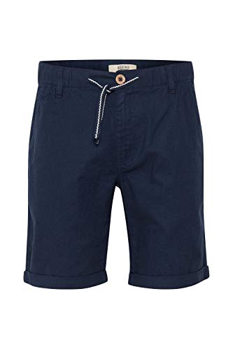 Blend Lenno Herren Leinenshorts Kurze Leinenhose Bermuda, Größe:M, Farbe:Navy (70230) von b BLEND