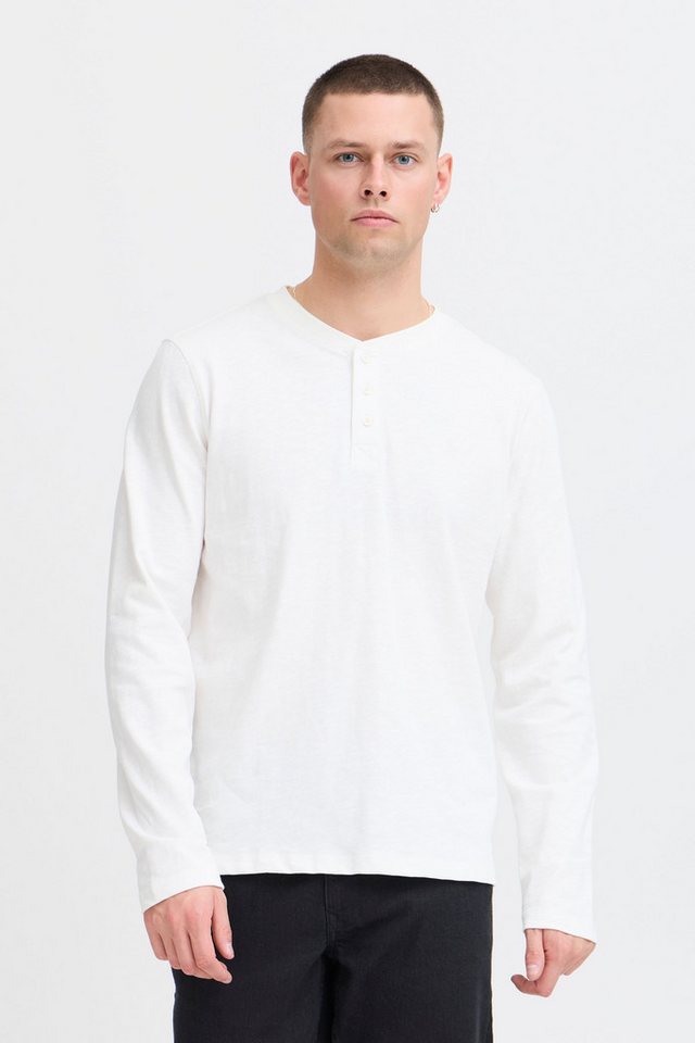 Blend Longsleeve BHTee Lässiges Longsleeve mit Knopfleiste von Blend