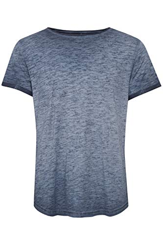 Blend Mino Herren T-Shirt Kurzarm Shirt Basic mit Rundhalsausschnitt, Größe:XL, Farbe:Dark Navy Blue (74645) von b BLEND
