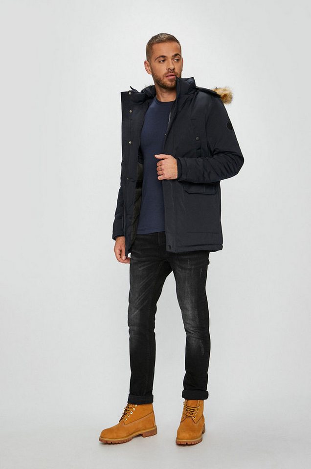 Blend Parka 20707376 mit hochschließendem Kragen und Kapuze von Blend