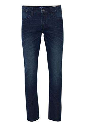 Blend BHPico Herren Jeans Hose Denim mit Stretch Skinny Fit, Größe:33/34, Farbe:Denim Darkblue (76207) von b BLEND