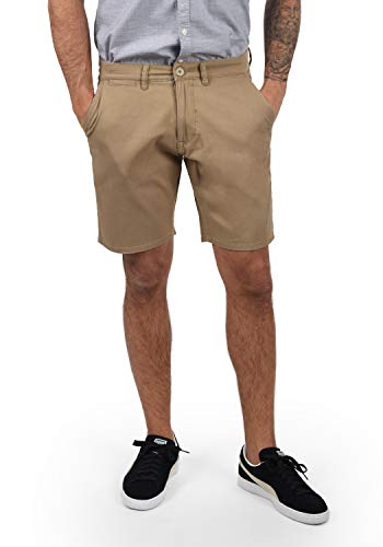 Blend Pierre Herren Chino Shorts Bermuda Kurze Hose mit Stretchanteil, Größe:L, Farbe:Beige Brown (71509) von b BLEND