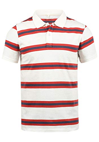 Blend Pique Herren Poloshirt Polohemd T-Shirt Shirt Mit Polokragen Aus 100% Baumwolle, Größe:M, Farbe:White (70002) von b BLEND