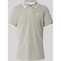 Blend Poloshirt mit Label-Stitching in Oliv, Größe XXL von Blend