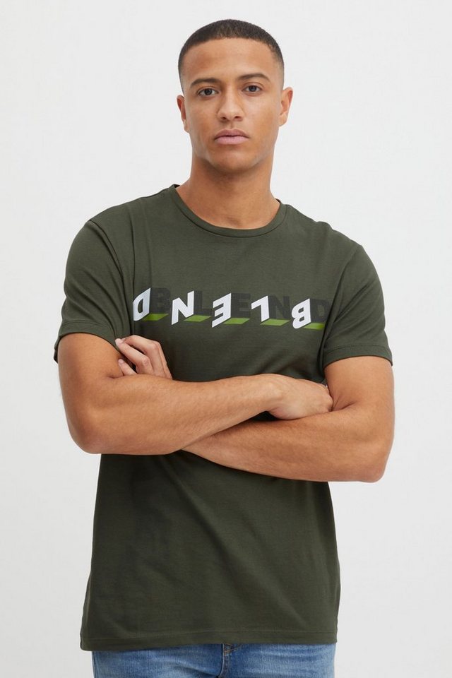 Blend Print-Shirt BHTee Klassisches T-Shirt mit Rundhalsausschnitt Blend Print-Shirt BHTee Klassisches T-Shirt mit Rundhalsausschnitt von Blend
