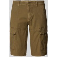 Blend Regular Fit Cargoshorts mit Teilungsnähten in Oliv, Größe L von Blend