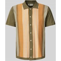 Blend Regular Fit Freizeithemd mit Polokragen Modell 'ALBUS' in Oliv, Größe XXL Blend Regular Fit Freizeithemd mit Polokragen Modell 'ALBUS' in Oliv, Größe XXL von Blend