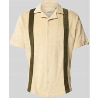 Blend Regular Fit Freizeithemd mit Resortkragen Modell 'EUGEN' in Sand, Größe XXL Blend Regular Fit Freizeithemd mit Resortkragen Modell 'EUGEN' in Sand, Größe XXL von Blend
