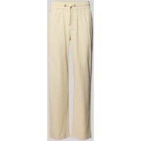 Blend Regular Fit Leinenhose mit Tunnelzug Modell 'BAY' in Sand, Größe XXL von Blend