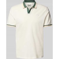Blend Regular Fit Poloshirt mit V-Ausschnitt Modell 'Evo' in Weiss, Größe 3XL Blend Regular Fit Poloshirt mit V-Ausschnitt Modell 'Evo' in Weiss, Größe 3XL von Blend