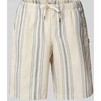Blend Regular Fit Shorts mit Tunnelzug Modell 'MILES' in Rauchblau, Größe XL Blend Regular Fit Shorts mit Tunnelzug Modell 'MILES' in Rauchblau, Größe XL von Blend