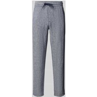 Blend Regular Fit Stoffhose mit Tunnelzug Modell 'MORGAN' in Marine, Größe XXL von Blend