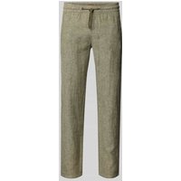 Blend Regular Fit Stoffhose mit Tunnelzug Modell 'MORGAN' in Oliv, Größe XXL von Blend