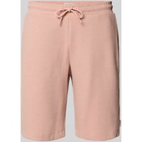 Blend Regular Fit Sweatshorts mit Strukturmuster Modell 'CASPER' in Altrosa, Größe S von Blend