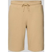 Blend Regular Fit Sweatshorts mit Strukturmuster Modell 'CASPER' in Beige, Größe XXL von Blend