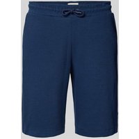 Blend Regular Fit Sweatshorts mit Strukturmuster Modell 'CASPER' in Marine, Größe XXL von Blend
