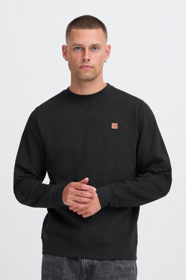 Blend Rundhalspullover BHPova Klassischer Sweatpullover mit Rundhalsausschnitt von Blend
