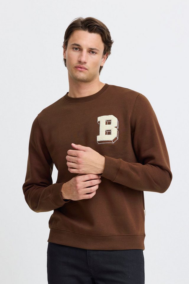 Blend Rundhalspullover BHSweatshirt Lässiger Sweatpullover mit Print von Blend
