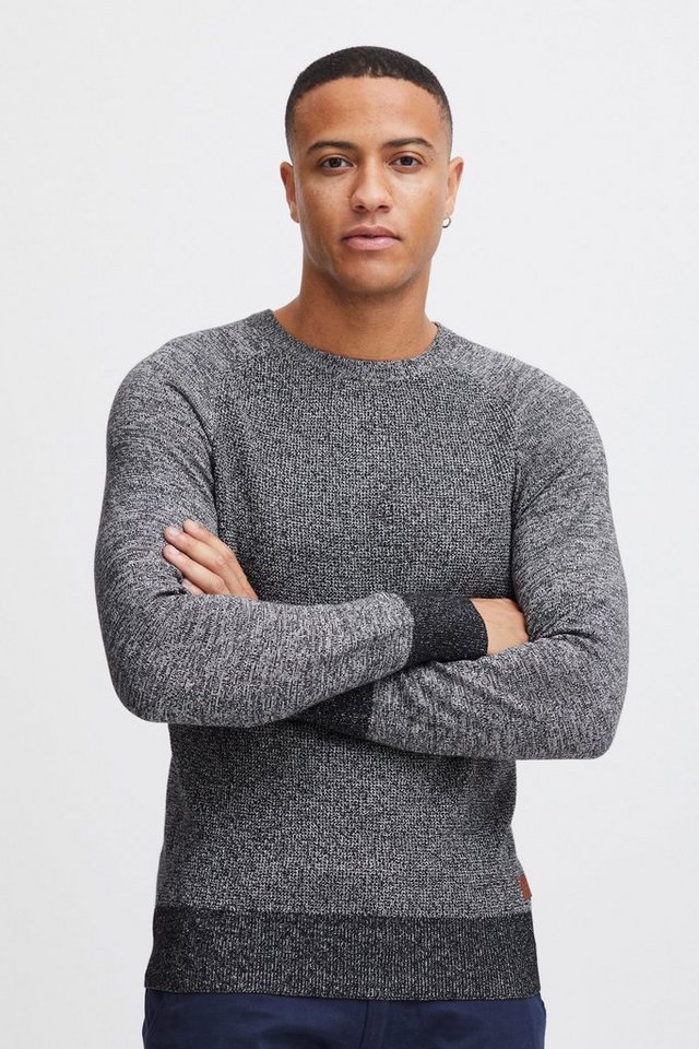 Blend Rundhalspullover BHGandolf Strickpullover mit farblich abgesetzten Akzenten Blend Rundhalspullover BHGandolf Strickpullover mit farblich abgesetzten Akzenten von Blend