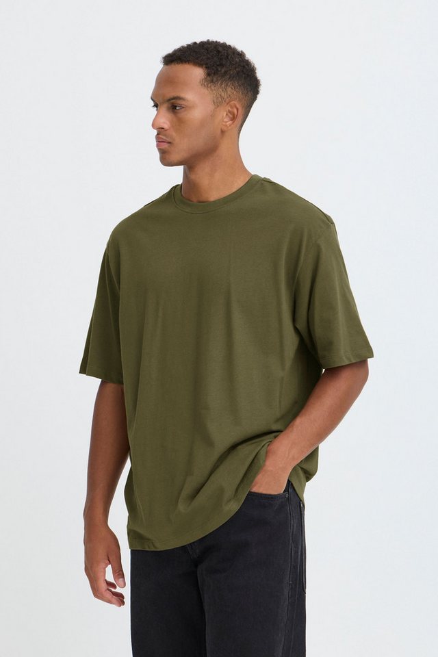 Blend Rundhalsshirt BHFISHER Basic Oversized T-Shirt mit Rundhalsausschnitt von Blend