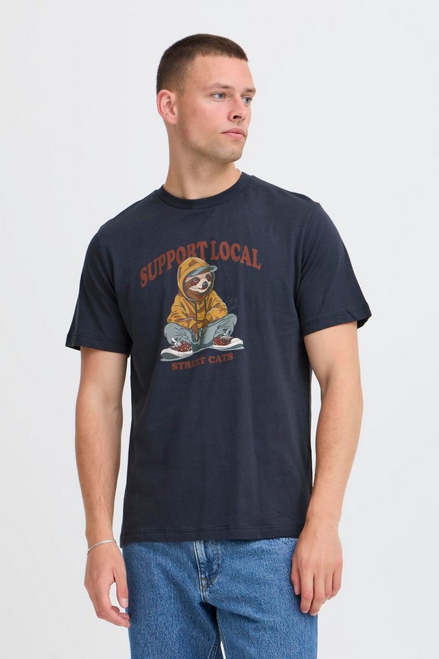 Blend Rundhalsshirt BHIRVING Basic T-Shirt mit Rundhalsausschnitt von Blend