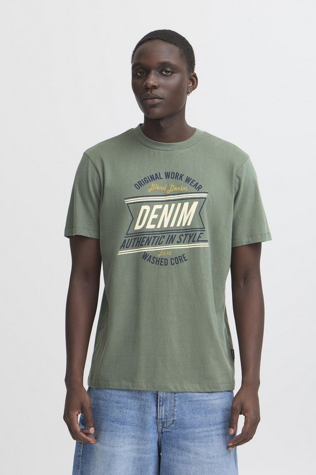 Blend Rundhalsshirt BHJES Lässiges T-Shirt mit Print von Blend