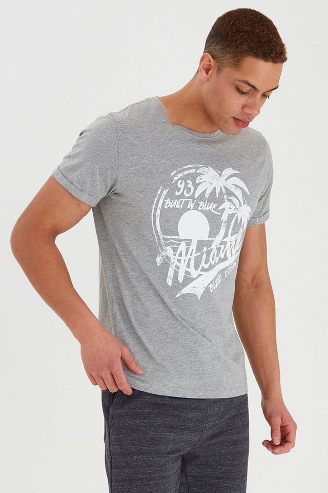 Blend Rundhalsshirt BHPerry Kurzarmshirt mit Frontprint von Blend