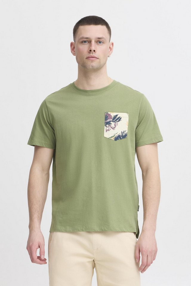 Blend Rundhalsshirt BHJEM Basic T-Shirt mit Rundhalsausschnitt und Brusttasche Blend Rundhalsshirt BHJEM Basic T-Shirt mit Rundhalsausschnitt und Brusttasche von Blend