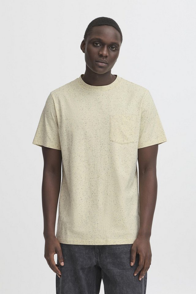 Blend Rundhalsshirt BHJEVAN Basic T-Shirt mit Rundhalsausschnitt und Brusttasche von Blend