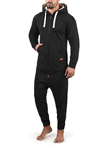 Blend Salinho Herren Overall Jumpsuit Mit Kapuze, Größe:XL, Farbe:Black (70155) von b BLEND