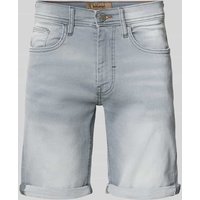 Blend Skinny Fit Jeansshorts im 5-Pocket-Design Modell 'TWISTER' in Hellgrau, Größe XXL von Blend