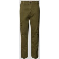 Blend Slim/Regular Fit Cargohose mit Gürtelschlaufen Modell 'TWISTER' in Oliv, Größe 36/32 von Blend