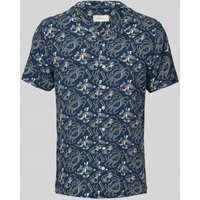 Blend Slim Fit Freizeithemd mit Reverskragen Modell 'ASCOT' in Marine, Größe XXL Blend Slim Fit Freizeithemd mit Reverskragen Modell 'ASCOT' in Marine, Größe XXL von Blend