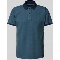 Blend Slim Fit Poloshirt mit Label-Detail Modell 'EDMON' in Dunkelblau, Größe XXL von Blend