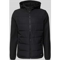Blend Softshelljacke mit Steppnähten Modell 'EVIAN' in Black, Größe XXL von Blend