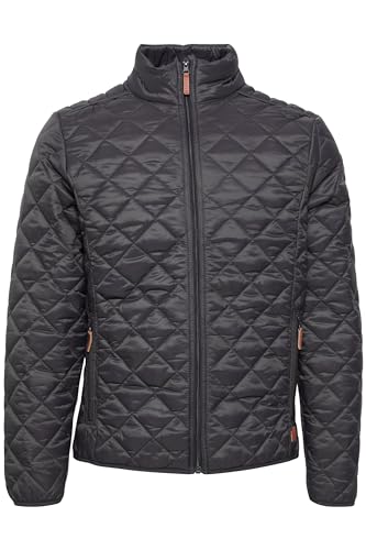 Blend BHStanley Herren Steppjacke Übergangsjacke Jacke mit Stehkragen Reißverschlusstaschen Regular fit, Größe:M, Farbe:Phantom Grey (70010) von b BLEND