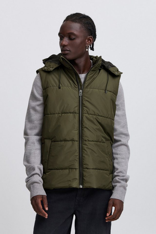 Blend Steppweste BHVest Stilvolle Basic Steppweste mit Taschen und Kapuze von Blend