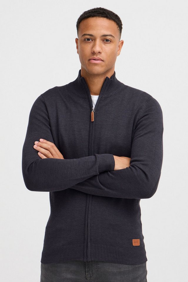 Blend Strickjacke BHNorman Bequeme Feinstrick-Jacke mit Stehkragen und elastischen Bündchen von Blend