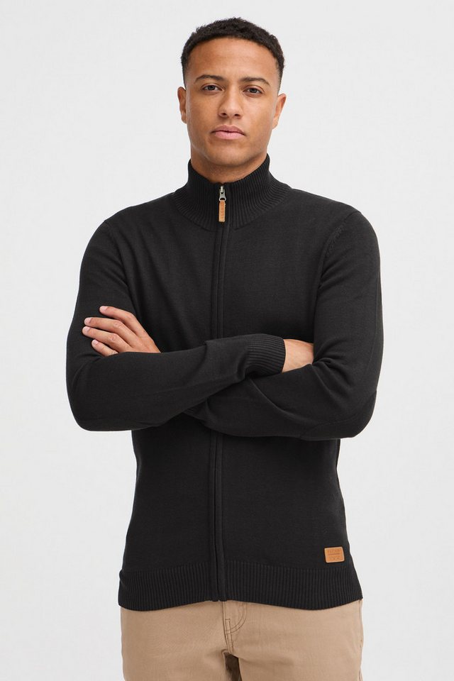 Blend Strickjacke BHNorman Bequeme Feinstrick-Jacke mit Stehkragen und elastischen Bündchen von Blend