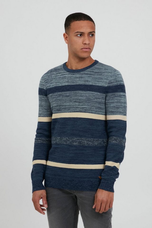 Blend Strickpullover BHArendt Stilvoller Grobstrick-Pullover mit Rundhalsausschnitt von Blend