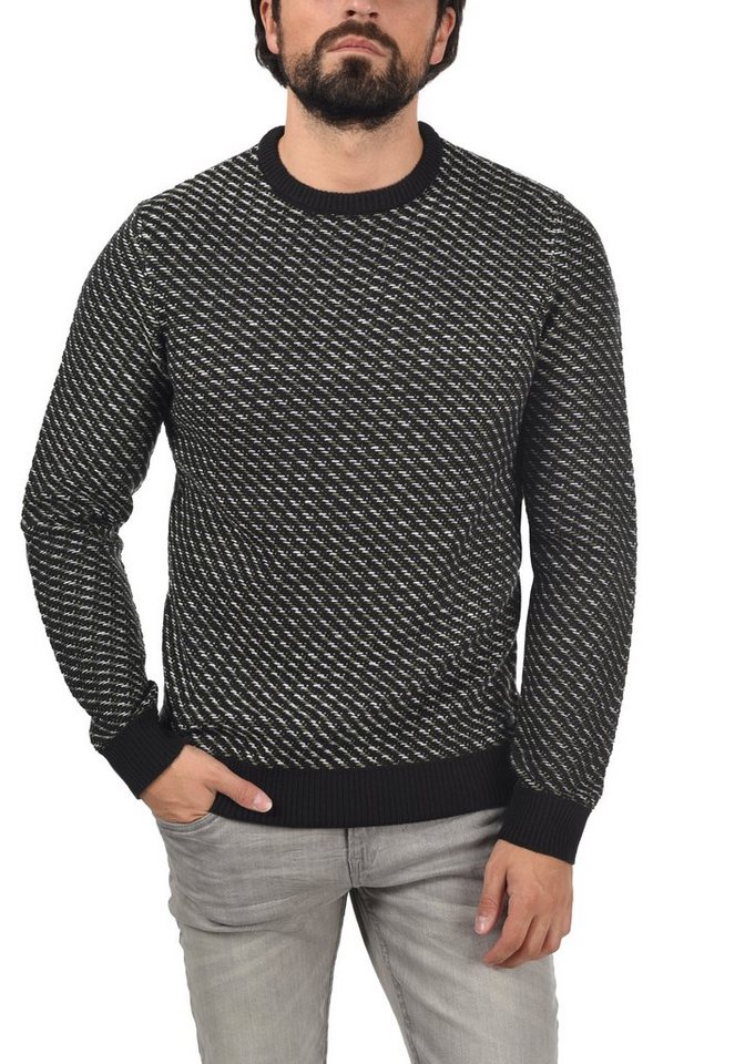 Blend Strickpullover BHCalisto Stilvoller Grobstrick-Pullover mit Rundhalsausschnitt von Blend