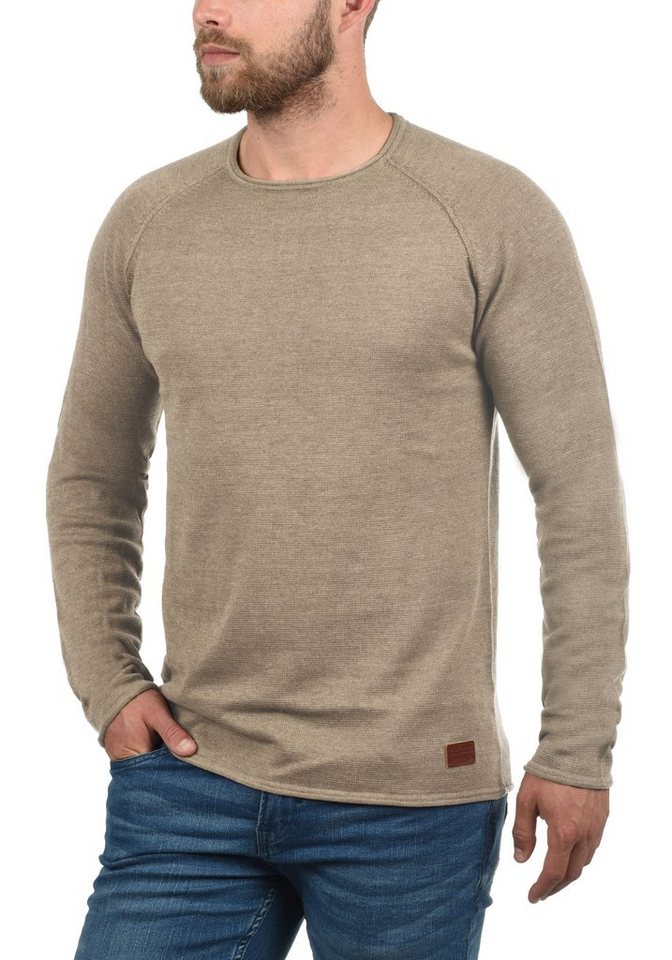 Blend Strickpullover BHJohn Strickpullover mit aufgerollten Säumen von Blend