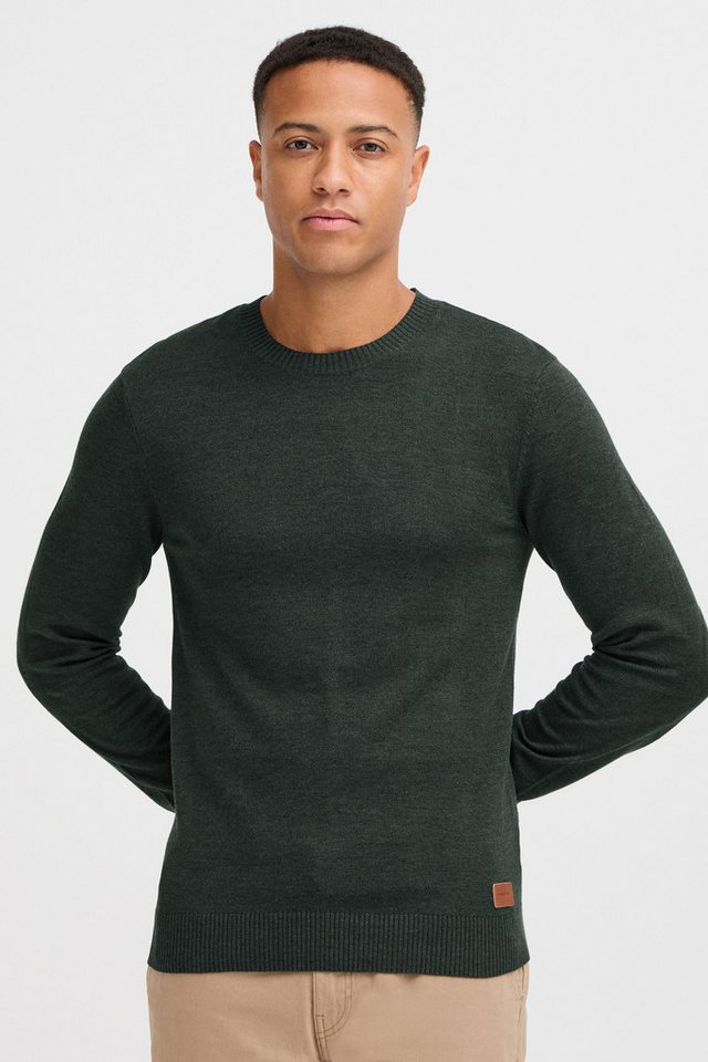 Blend Strickpullover BHLars Strickpullover mit aufgestickten Ellenbogenpatches von Blend