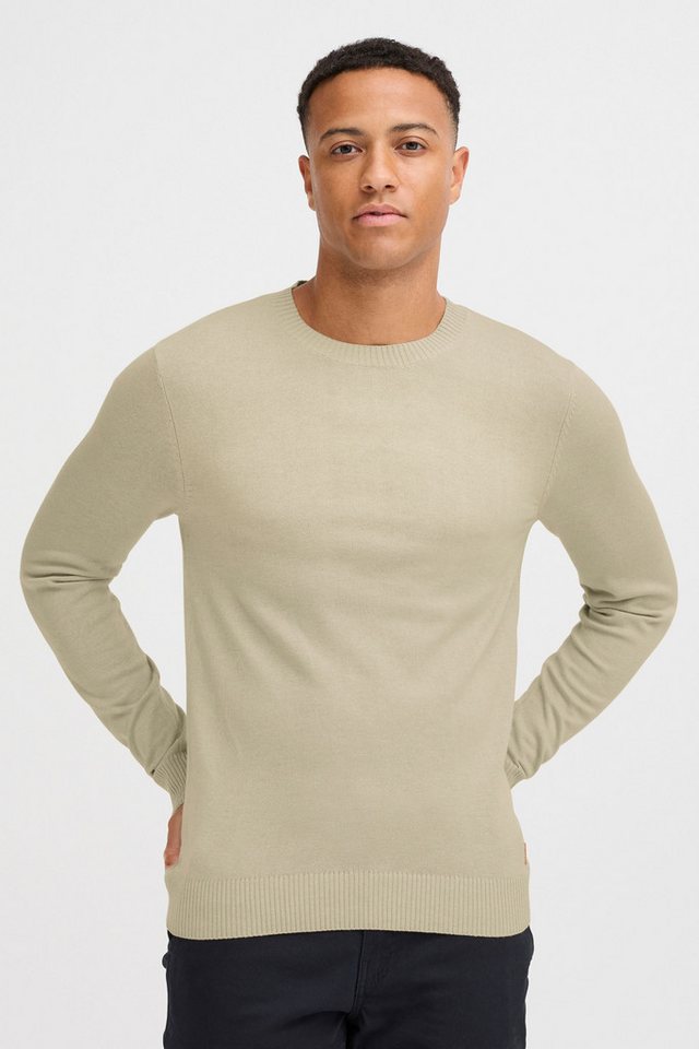Blend Strickpullover BHLars Strickpullover mit aufgestickten Ellenbogenpatches von Blend
