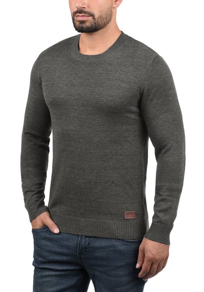 Blend Strickpullover BHLars Strickpullover mit aufgestickten Ellenbogenpatches von Blend